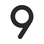 Number 9 SVG Icon